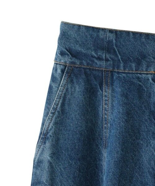 la.f... / ラ・エフ ミニ・ひざ丈スカート | デニムフレアスカート | 詳細3