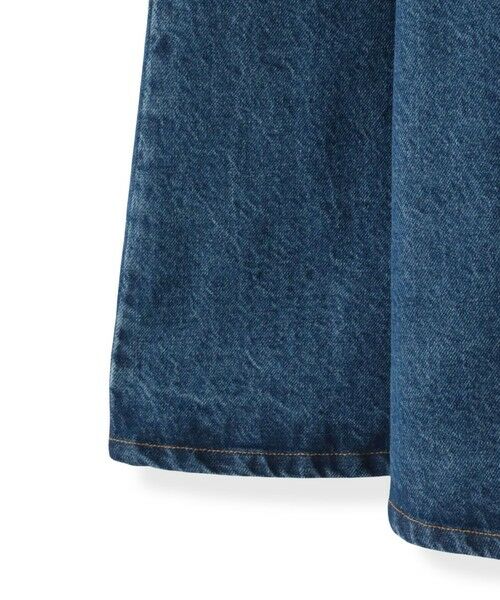 la.f... / ラ・エフ ミニ・ひざ丈スカート | デニムフレアスカート | 詳細4