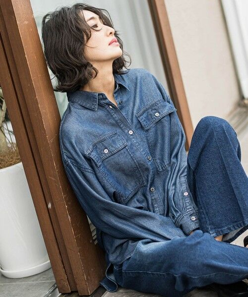 la.f... / ラ・エフ シャツ・ブラウス | デニムシャツ≪洗濯機で洗える≫ | 詳細11