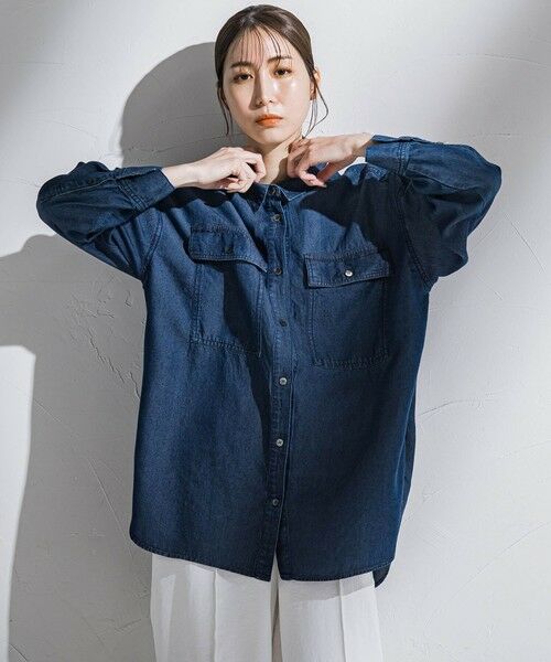 la.f... / ラ・エフ シャツ・ブラウス | デニムシャツ≪洗濯機で洗える≫ | 詳細12