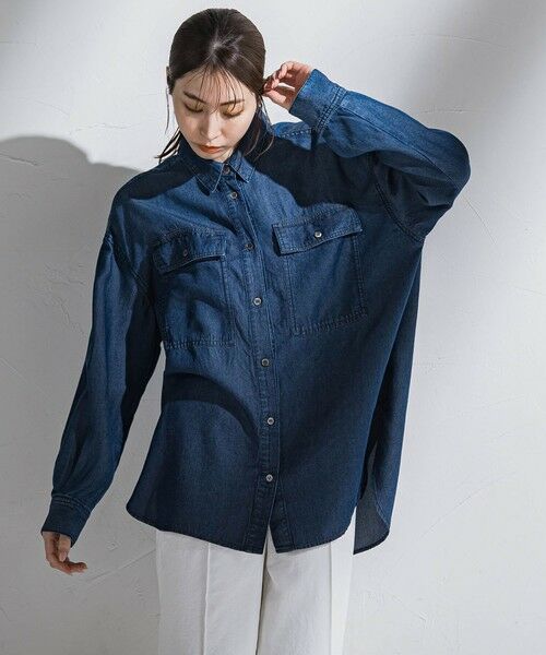 la.f... / ラ・エフ シャツ・ブラウス | デニムシャツ≪洗濯機で洗える≫ | 詳細13