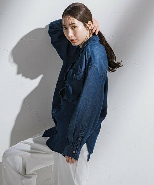 la.f... / ラ・エフ シャツ・ブラウス | デニムシャツ≪洗濯機で洗える≫ | 詳細14