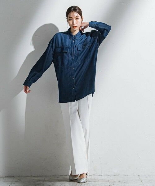 la.f... / ラ・エフ シャツ・ブラウス | デニムシャツ≪洗濯機で洗える≫ | 詳細16