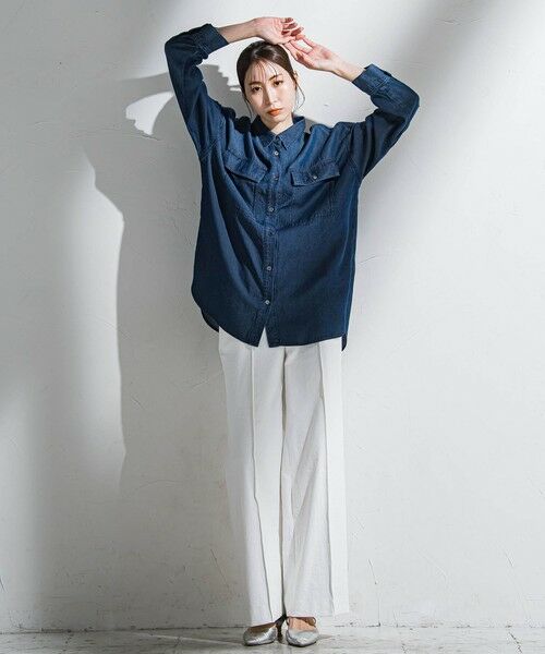 la.f... / ラ・エフ シャツ・ブラウス | デニムシャツ≪洗濯機で洗える≫ | 詳細20