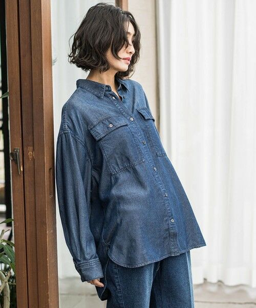 la.f... / ラ・エフ シャツ・ブラウス | デニムシャツ≪洗濯機で洗える≫ | 詳細5
