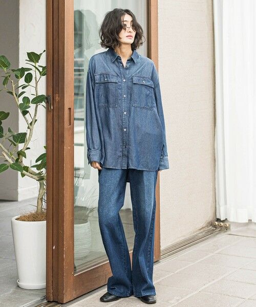 la.f... / ラ・エフ シャツ・ブラウス | デニムシャツ≪洗濯機で洗える≫ | 詳細7
