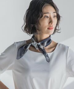 la.f... / ラ・エフ マフラー・ショール・スヌード・ストール | マリンプリントシアースカーフ