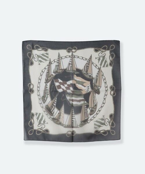 la.f... / ラ・エフ マフラー・ショール・スヌード・ストール | マリンプリントシアースカーフ | 詳細3