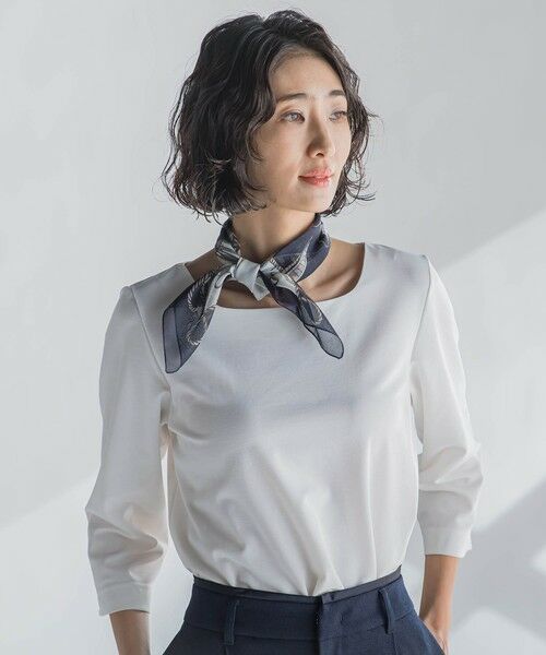 la.f... / ラ・エフ マフラー・ショール・スヌード・ストール | マリンプリントシアースカーフ | 詳細2