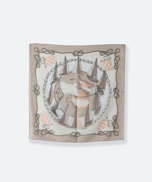 la.f... / ラ・エフ マフラー・ショール・スヌード・ストール | マリンプリントシアースカーフ | 詳細10