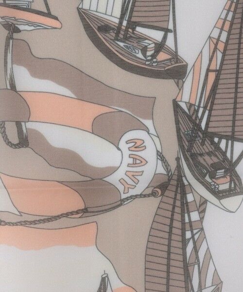 la.f... / ラ・エフ マフラー・ショール・スヌード・ストール | マリンプリントシアースカーフ | 詳細11