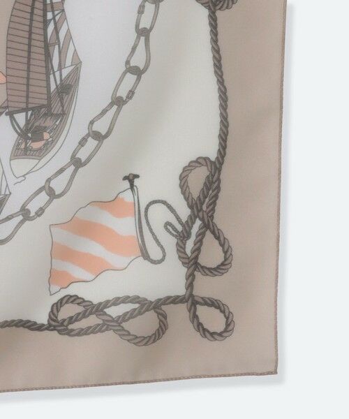 la.f... / ラ・エフ マフラー・ショール・スヌード・ストール | マリンプリントシアースカーフ | 詳細12