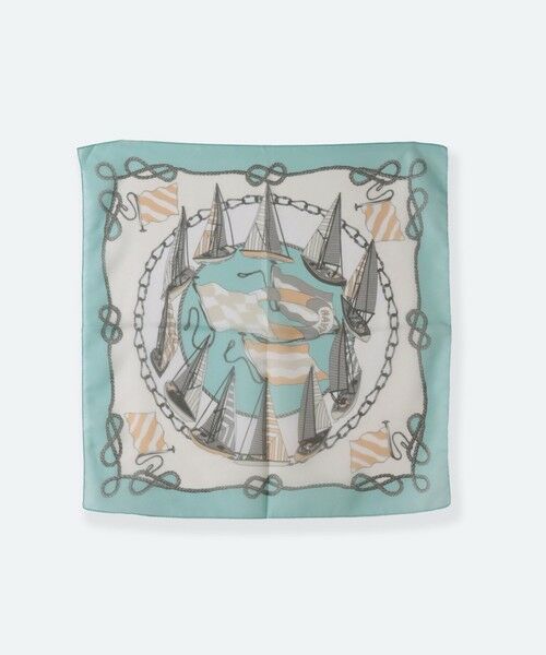 la.f... / ラ・エフ マフラー・ショール・スヌード・ストール | マリンプリントシアースカーフ | 詳細16