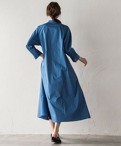 la.f... / ラ・エフ ロング・マキシ丈ワンピース | 【biyori】""着るだけで立体感""フレアシャツワンピ≪洗濯機で洗える≫ | 詳細11