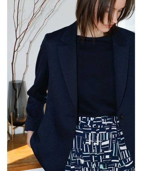 la.f... / ラ・エフ テーラードジャケット | 麻調テーラードジャケット≪手洗い可能≫ | 詳細1