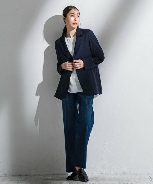 la.f... / ラ・エフ テーラードジャケット | 麻調テーラードジャケット≪手洗い可能≫ | 詳細12