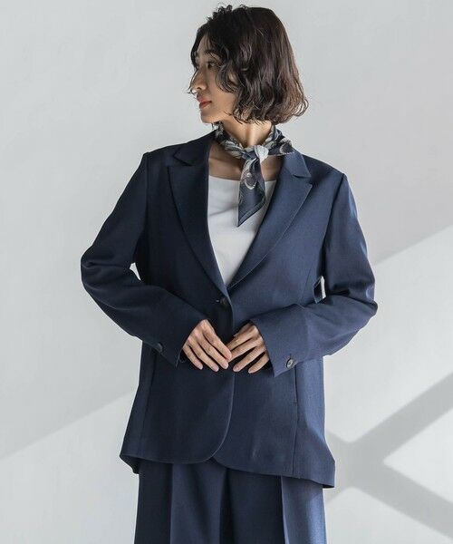 la.f... / ラ・エフ テーラードジャケット | 麻調テーラードジャケット≪手洗い可能≫ | 詳細3