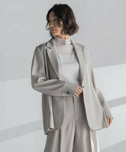 la.f... / ラ・エフ テーラードジャケット | 麻調テーラードジャケット≪手洗い可能≫ | 詳細26