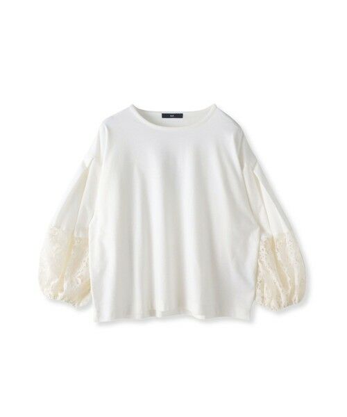 la.f... / ラ・エフ カットソー | 【biyori】""二の腕すっきり""レース袖カットソー≪手洗い可能≫ | 詳細7