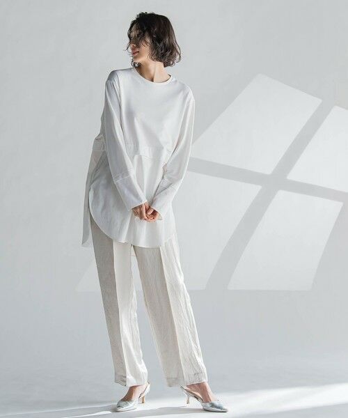 la.f... / ラ・エフ その他パンツ | サテンストレートパンツ | 詳細30