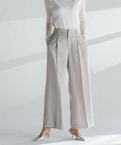 la.f... / ラ・エフ その他パンツ | 麻調ワイドパンツ≪洗濯機で洗える≫