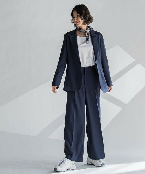 la.f... / ラ・エフ その他パンツ | 麻調ワイドパンツ≪洗濯機で洗える≫ | 詳細10