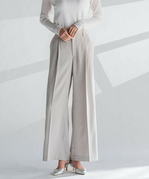 la.f... / ラ・エフ その他パンツ | 麻調ワイドパンツ≪洗濯機で洗える≫ | 詳細25