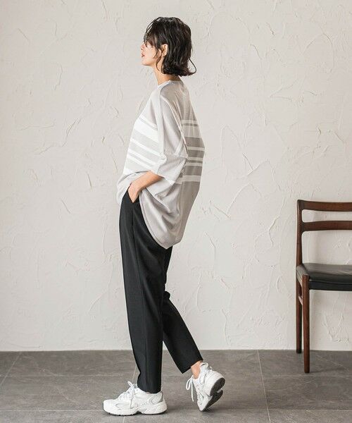 la.f... / ラ・エフ その他パンツ | 【biyori/新色追加】""ノンストレス""脚線美トラックパンツ≪洗濯機で洗える≫ | 詳細24