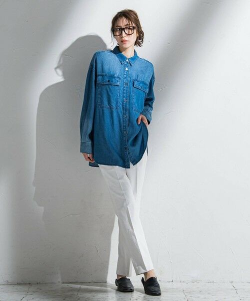 la.f... / ラ・エフ その他パンツ | 【WEB限定】シェルタリングテーパードパンツ≪洗濯機で洗える≫ | 詳細4