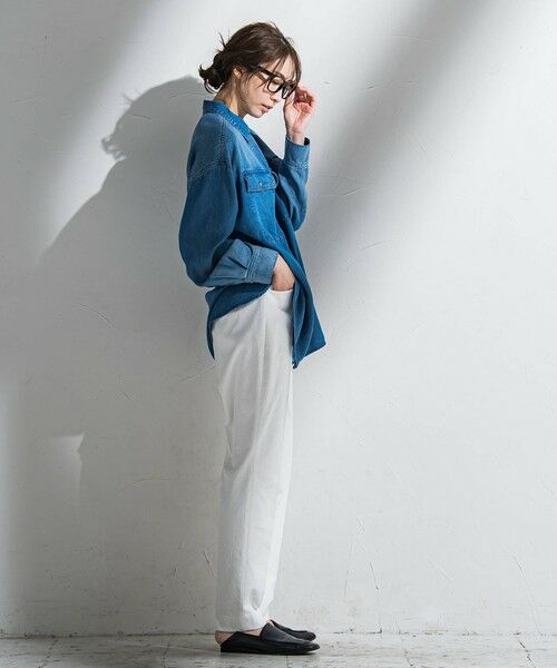 la.f... / ラ・エフ その他パンツ | 【WEB限定】シェルタリングテーパードパンツ≪洗濯機で洗える≫ | 詳細7