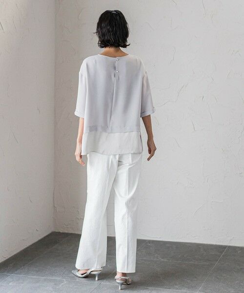 la.f... / ラ・エフ その他パンツ | 【WEB限定】シェルタリングワイドパンツ≪洗濯機で洗える≫ | 詳細11