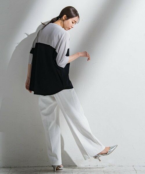 la.f... / ラ・エフ その他パンツ | 【WEB限定】シェルタリングワイドパンツ≪洗濯機で洗える≫ | 詳細18