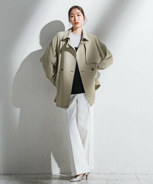 la.f... / ラ・エフ その他パンツ | 【WEB限定】シェルタリングワイドパンツ≪洗濯機で洗える≫ | 詳細19