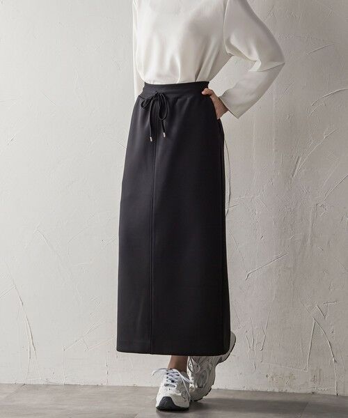 la.f... / ラ・エフ ミニ・ひざ丈スカート | 【biyori】""すっきり履ける""ストレッチナロースカート≪洗濯機で洗える≫ | 詳細1