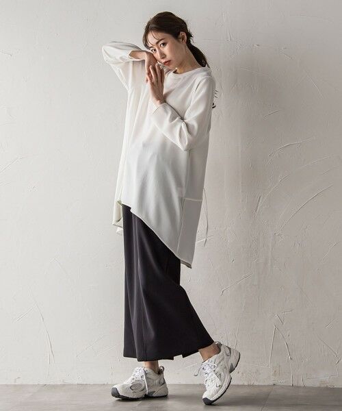 la.f... / ラ・エフ ミニ・ひざ丈スカート | 【biyori】""すっきり履ける""ストレッチナロースカート≪洗濯機で洗える≫ | 詳細6