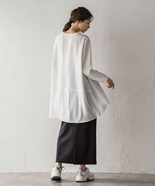 la.f... / ラ・エフ ミニ・ひざ丈スカート | 【biyori】""すっきり履ける""ストレッチナロースカート≪洗濯機で洗える≫ | 詳細7