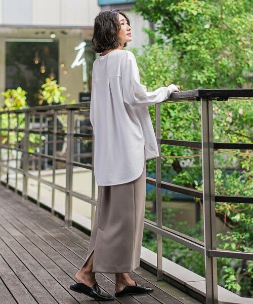 la.f... / ラ・エフ ミニ・ひざ丈スカート | 【biyori】""すっきり履ける""ストレッチナロースカート≪洗濯機で洗える≫ | 詳細20