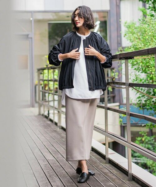 la.f... / ラ・エフ ミニ・ひざ丈スカート | 【biyori】""すっきり履ける""ストレッチナロースカート≪洗濯機で洗える≫ | 詳細21