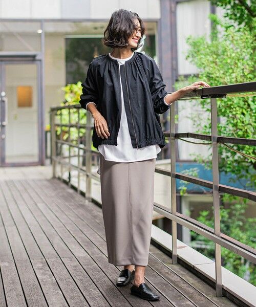 la.f... / ラ・エフ ミニ・ひざ丈スカート | 【biyori】""すっきり履ける""ストレッチナロースカート≪洗濯機で洗える≫ | 詳細22