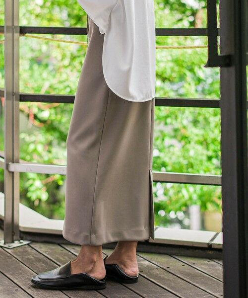 la.f... / ラ・エフ ミニ・ひざ丈スカート | 【biyori】""すっきり履ける""ストレッチナロースカート≪洗濯機で洗える≫ | 詳細16