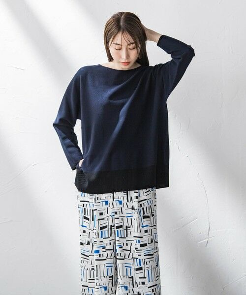 la.f... / ラ・エフ ニット・セーター | コットンブレンドニット≪手洗い可能≫ | 詳細2