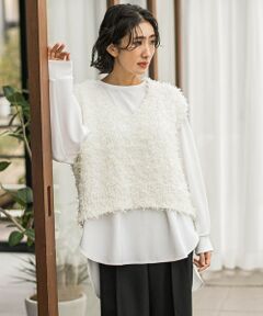 la.f... / ラ・エフ ニット・セーター | チュールモールニット≪手洗い可能≫