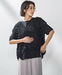 la.f... / ラ・エフ ニット・セーター | チュールモールニット≪手洗い可能≫