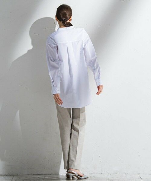 la.f... / ラ・エフ シャツ・ブラウス | バンドカラーシャツ≪洗濯機で洗える≫ | 詳細10