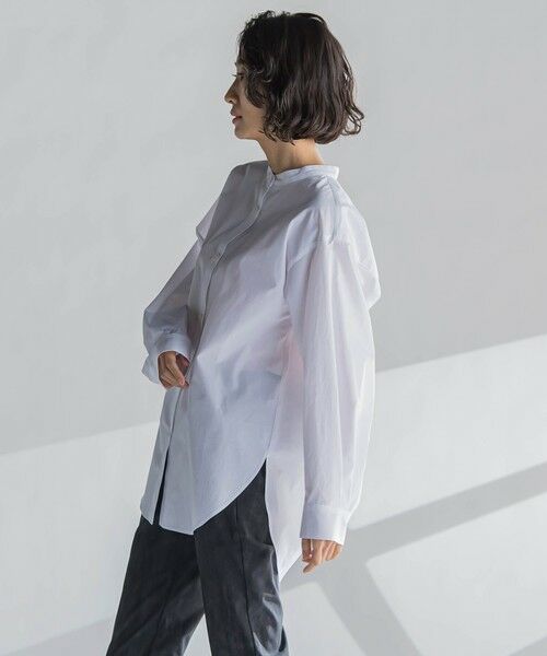 la.f... / ラ・エフ シャツ・ブラウス | バンドカラーシャツ≪洗濯機で洗える≫ | 詳細15