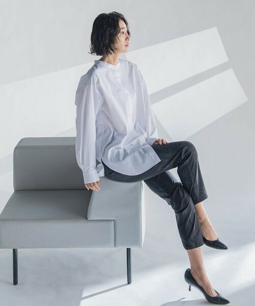 la.f... / ラ・エフ シャツ・ブラウス | バンドカラーシャツ≪洗濯機で洗える≫ | 詳細19