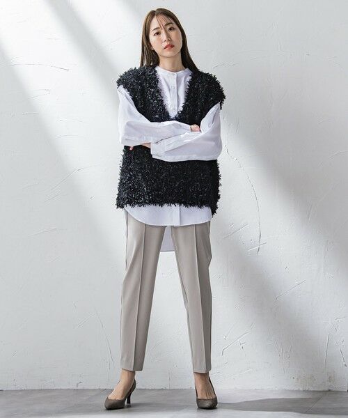 la.f... / ラ・エフ シャツ・ブラウス | バンドカラーシャツ≪洗濯機で洗える≫ | 詳細4