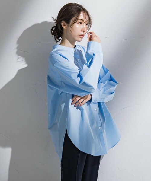 la.f... / ラ・エフ シャツ・ブラウス | バンドカラーシャツ≪洗濯機で洗える≫ | 詳細21