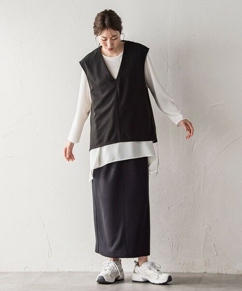 la.f... / ラ・エフ シャツ・ブラウス | 【biyori】""ゆったり着痩せ""レイヤードベスト≪洗濯機で洗える≫ | 詳細10