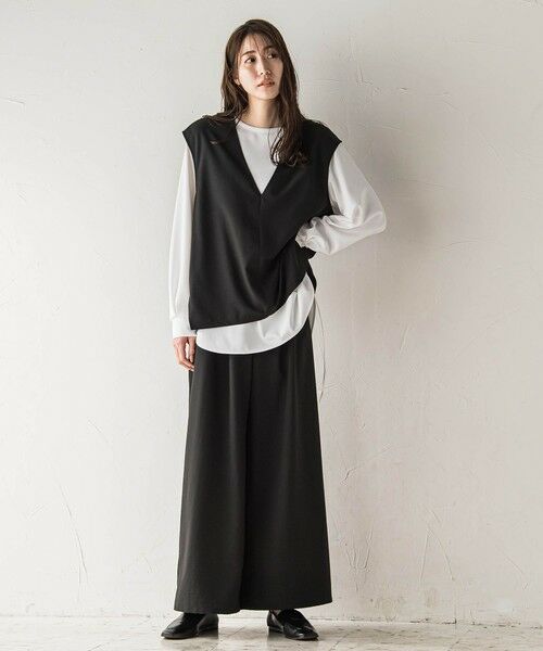 la.f... / ラ・エフ シャツ・ブラウス | 【biyori】""ゆったり着痩せ""レイヤードベスト≪洗濯機で洗える≫ | 詳細12